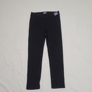 Laura Scott Missy Knit Pull-On Jegging in Black Size Large; NWT